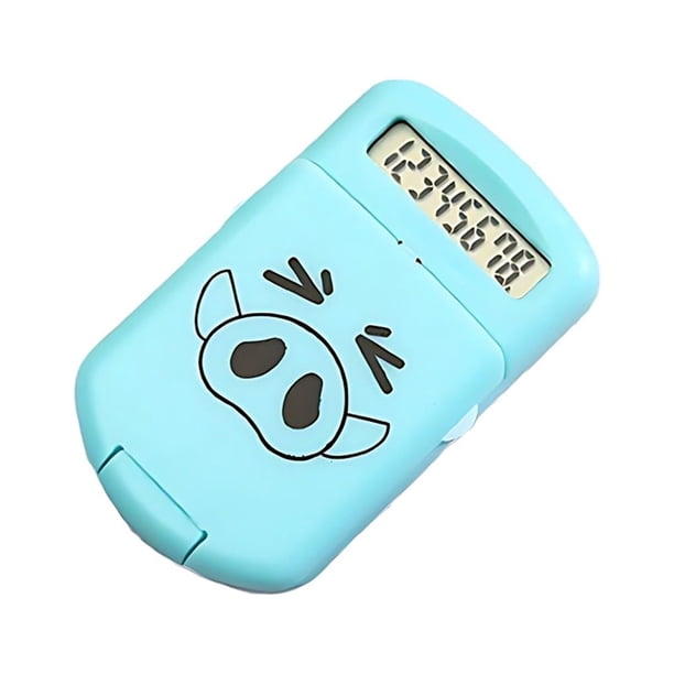 Mini calculadora de batería Matsuzay botón fino eficiente precisa ABS estudiantes escuela versátil azul