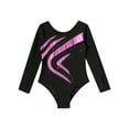 thumbnail image 3 of DPOIS Kids Girls Long Sleeve Gymnastics Leotard Ballet Dance Leotards Bodysuit Pink 12, 3 of 5