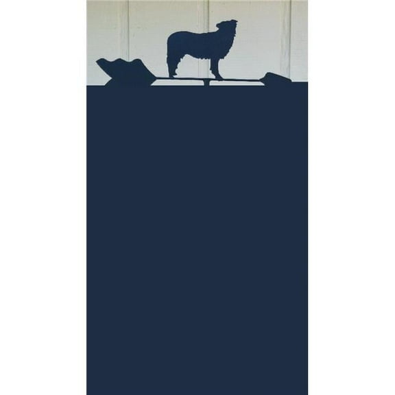 The Lazy Scroll aussiein Austrailian Shepherd Garden Mount Weathervane