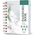 thumbnail image 1 of WWS-Password Book Premium \u2013 Small Internet Address Organizer with A-Z Tabs \u2013 Pocket Website Password Keeper with Alphabetical Tabs \u2013 4.7x5.7\u2033, Hardcover (Natural Green), 1 of 4