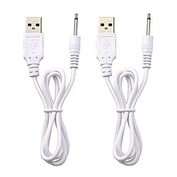 Replacement DC Charging Cable USB Charger Cord  (2 Pack) -  