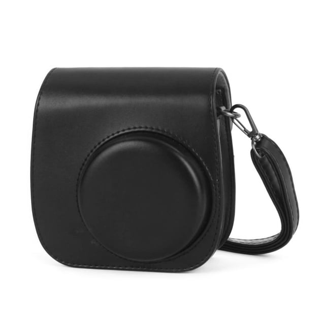 Funda de cuero PU con correa de hombro ajustable para accesorios Instax Mini 11