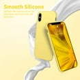 thumbnail image 4 of Entronix Silicone Soft Case Designed for iPhone X/XS Shockproof Durable Slim Fit, Yellow, 4 of 5