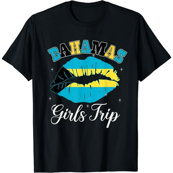 Bahamas Outfits For Women Girls Trip Matching Lips 2022 T-Shirt