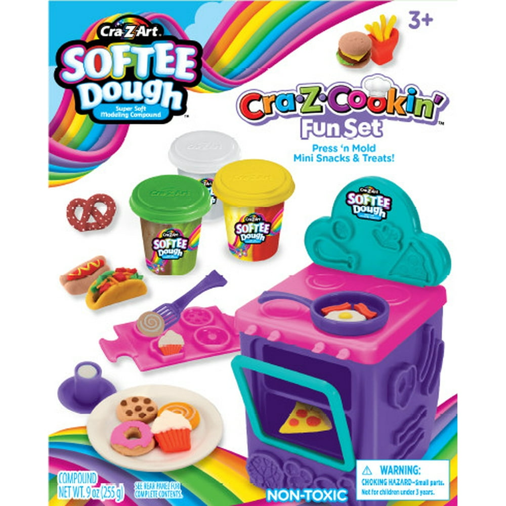 CraZArt Softee Dough CraZKitchen Activity Kit with Many Colors