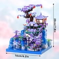 thumbnail image 3 of Set de bloques de construcción CAXIMSY Cherry Blossom Tree House con LED, 3 of 5
