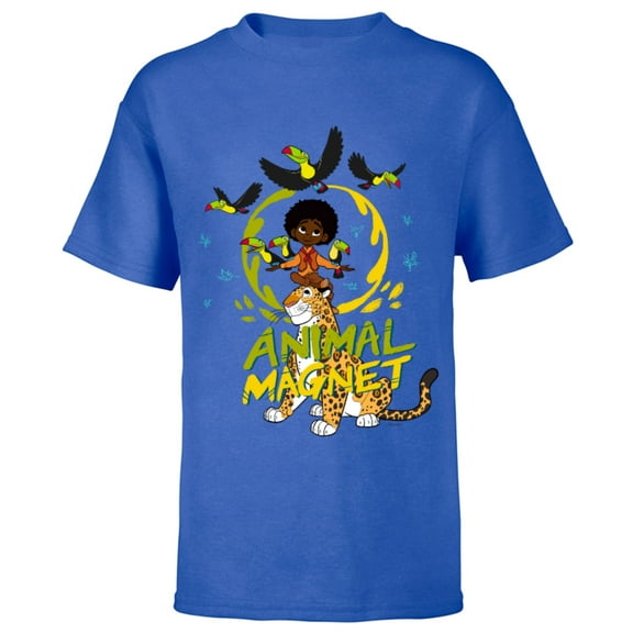 Disney Encanto Antonio Animal Magnet - Short Sleeve T-Shirt for Kids - Customized-Royal
