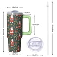 thumbnail image 2 of 30oz Winter Tumbler with Lid and Straw, Stainless Steel Cup with Handle Red Bowknot Travel Coffee Mug, Xmas Gifts, 2 of 5