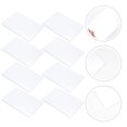 thumbnail image 3 of MasteelfCA 8pcs Mirror Sheets Room Acrylic Mirror Effect Decals Removable Wall Stickers, 3 of 7
