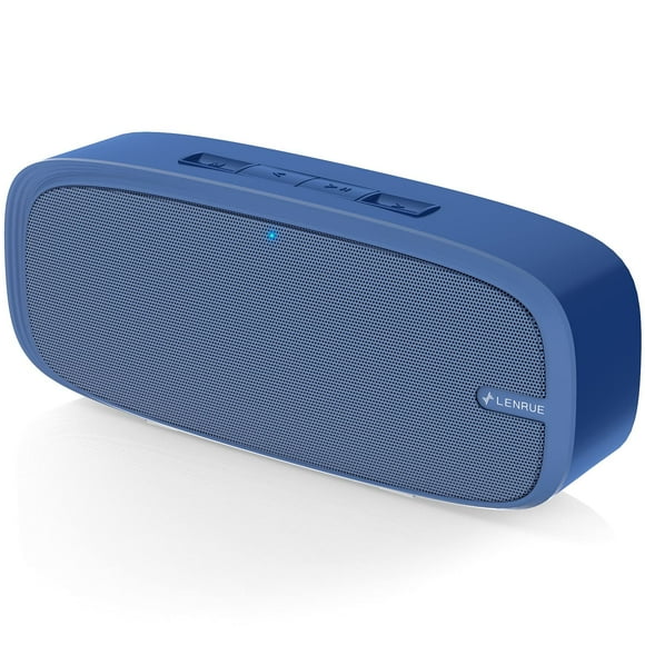 Altavoz Bluetooth LENRUE inalámbrico portátil con 12 horas de reproducción, color azul