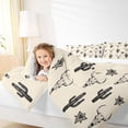thumbnail image 4 of Feelyou Western Cactus Plant Full Size Comforter Sets for Kids, Tribal Sheep Skeleton Bedding Comforter Set, Bohemian Theme Bedding Sets, Super Cozy Room Decor, 3 Pieces, 4 of 8