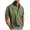 Army Green, variant on Ashirexll Summer Shirts for Men, Button up Shirt Men, Plus Size Turndown Collar Button up Shirts Short Sleeve Summer Casual Shirts with Pocket