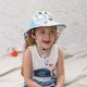 thumbnail image 3 of Sombrero de verano para niños, gorra de playa con protección UV, ala ancha con escudo de cuello, cuerda, accesorio de vacaciones para niños pequeños, natación, 3 of 4