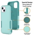 thumbnail image 4 of Xhy iPhone 14 Plus Case with Privacy Screen Protector Double Layer Rugged Drop Resistant, Military Grade Full Body Protection Durable Detachable for iPhone 14 Plus 6.7 inch 2022 Phone - Light Green, 4 of 8