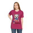 thumbnail image 5 of Patriotic Dogs 4 Of July Independence Day America Jersey Short Sleeve Tee, 5 of 12
