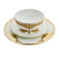 thumbnail image 2 of 20th-century-baroque-bone-china-12-piece-dinnerware-set-service-for-4, 2 of 3