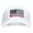 White, variant on Firefighter Flag Embroidered Solid Cotton Prostyle Twill Mesh Cap - Navy OSFM