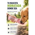 thumbnail image 3 of Dispensador Bebedero Portátil de Agua para Perros y Gatos Rosa, 3 of 3