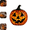 B-1PC#041, variant on Vintage Halloween Pumpkin Lamp Decor, Classic Stained Glass Pumpkin Table Lamp, Cozy Ambient LED Light for Holiday Party Mantel Fall Home Decorations M A-1PC