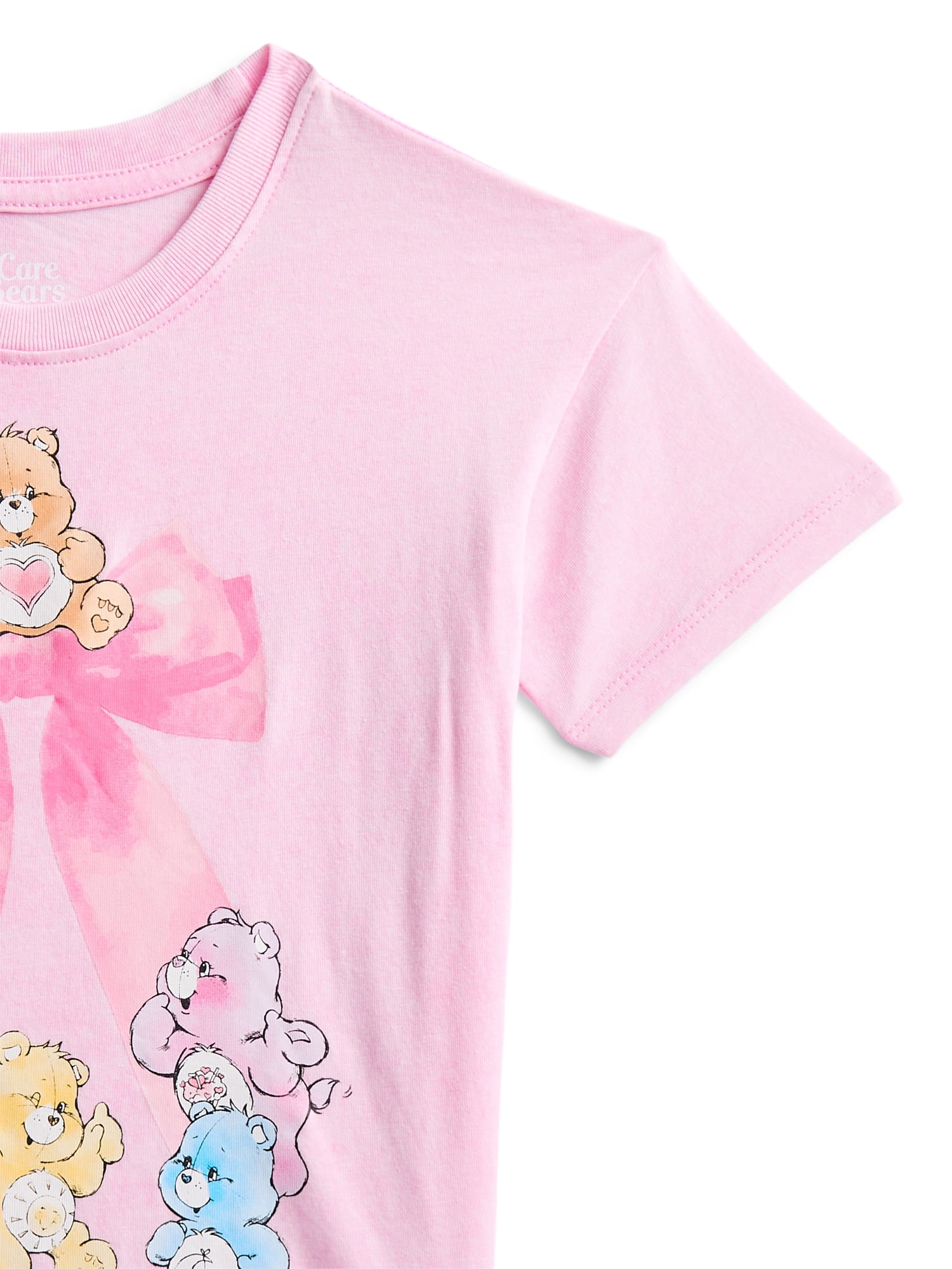 Care Bears Toddler Girls Graphic Crewneck Tee with Short Sleeves, Sizes 12M-5T