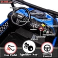 thumbnail image 6 of sopbost 24V Kids Electric Ride-On Toy Car, Ages 3–8, Max Speed 5 MPH, Battery-Powered Premium XXL 2-Seater 24V Ride On UTV with Remote Control, Blue, 6 of 6