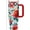 Women Floral A, variant on 30 Oz Floral Stainless Steel Insulated Tumbler with Handle and Straw Lid Leak Proof, Coffee Travel Iced Cup Mug for Women, Mothers Day Birthday Christmas Gifts for Women Mom Girl Friend Wife
