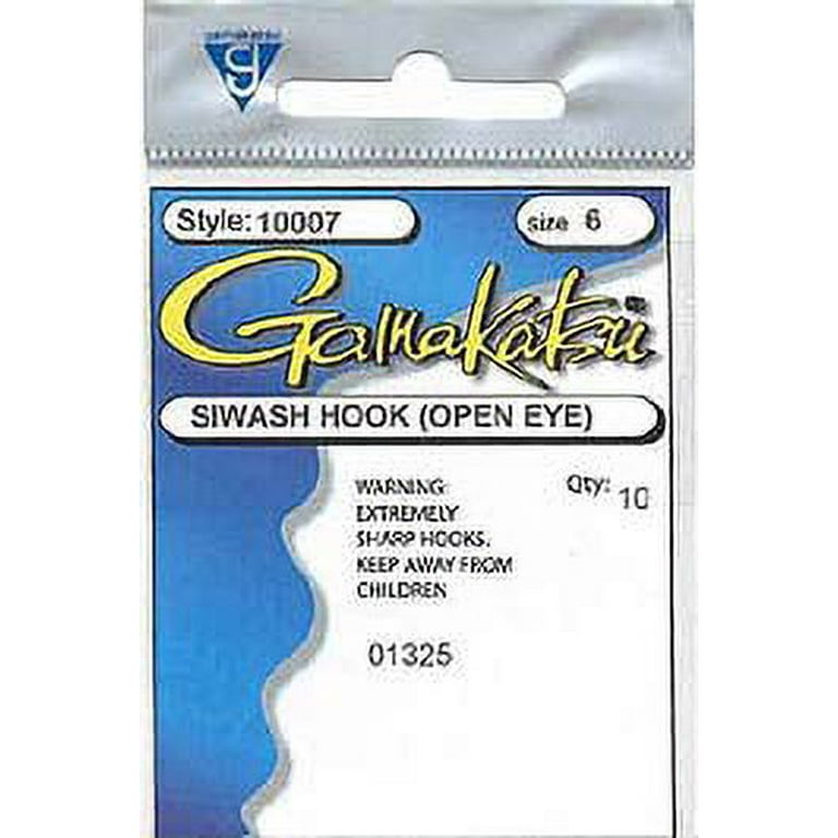 Gamakatsu Open Eye Siwash Hooks 6