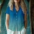 thumbnail image 2 of Jxximdong Button-up Shirts for Women Women's Casual Short Sleeve Regular Cardigan Top Shirt Spring Tops, 2 of 5