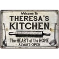 thumbnail image 1 of THERESA'S Kitchen Farmhouse Sign 16 x 24 Matte Finish Metal 116240033075, 1 of 1