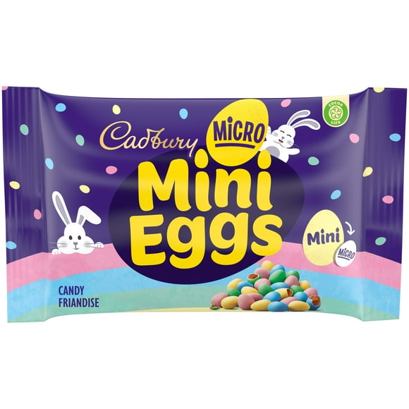 Cadbury, Micro Mini Eggs Chocolatey Candy, Easter Treats, 33 g
