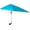 Bright Aqua., variant on SPF 50+ UV Block Versa-Brella Umbrella, Universal Clamp Mount Portable Adjustable Outdoor Sun Shade Accessory