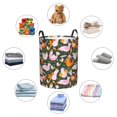thumbnail image 4 of Fuzoiu Roosters and Chicks Print Circular Hamper,Laundry Basket with Handle,Collapsible Laundry,Dirty Clothes Storage Basket,for Bedroom Bathroom Dorm Living Room-Medium, 4 of 6