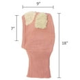 thumbnail image 4 of Wrapables® Winter Warm Knitted Animal Ears Earflap Hood Hat for Baby and Toddlers, Pink, 4 of 4
