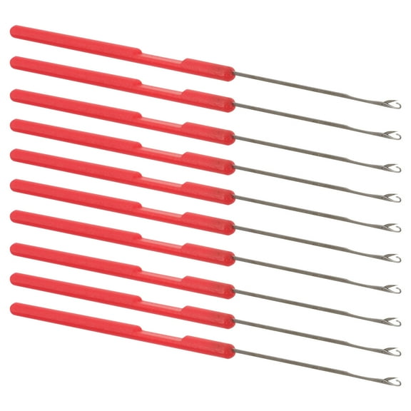 Worgeous  10 Pcs Red Crochet Beads for Jewelry Making Knitting Needles Threading