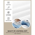 thumbnail image 5 of Summer Sea Ocean Waves Chair Seat Covers, Abstract Blue Navy Gray Gradient Geometric Pattern Stretchable Dining Chair Seat Cushion Slipcovers with Buckle for Dining Room, Set of 4, 5 of 6