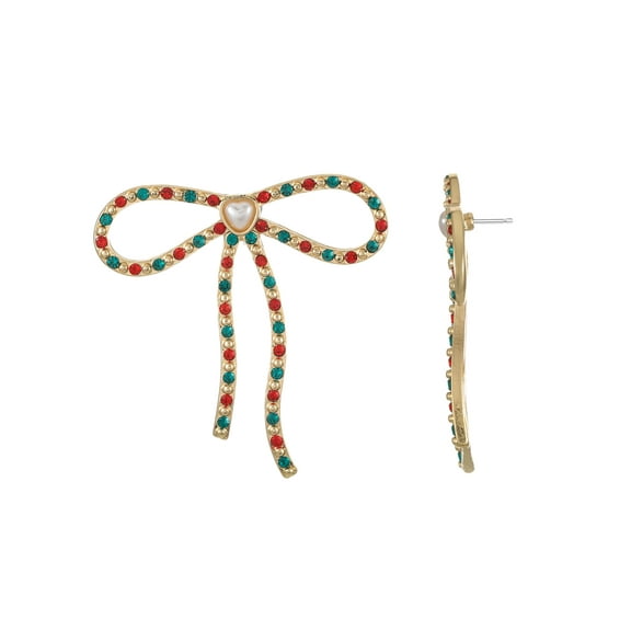 Packed Party Multicolor Bow Earrings