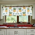 thumbnail image 3 of Yayeee Kitchen Curtains Tier Set of 2 Light Filtering 57"x24" Over Sink Window Panels, Pineapple, 3 of 7