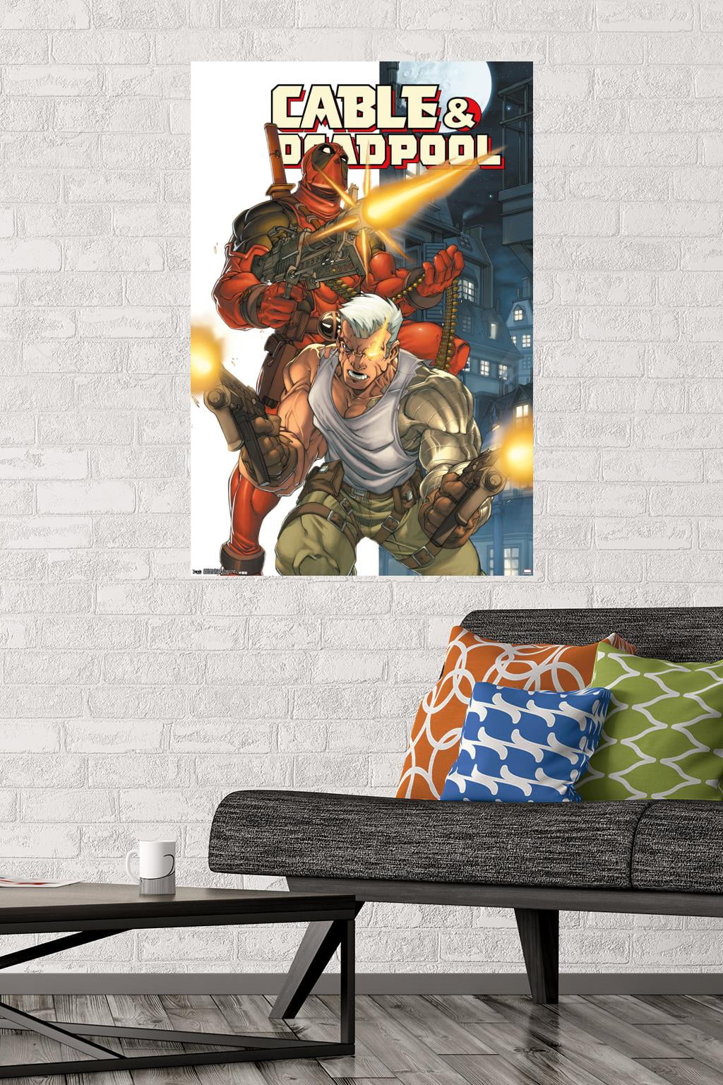 Marvel Comics Deadpool and Cable Wall Poster, 22.375" x 34"