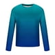 thumbnail image 4 of Blusas y camisas de manga larga con cuello redondo para hombre, blusa informal de manga larga con cuello redondo y estampado, blusa de poliéster para hombre, 4 of 4