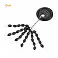 thumbnail image 4 of Uxcell 5 Sizes 30 in 1 Oval Shape Fishing Rubber Bobber Beads Stoppers Black 1 Set/450 Pieces, 4 of 6