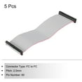 thumbnail image 3 of Unique Bargains IDC 60Pin Flat Ribbon Cable, 2.0mm Pitch FC to FC Connector 20cm Length Grey Jumper Wire Computer DVD, 5Pcs, 3 of 5