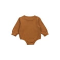 thumbnail image 6 of Qiylii Newborn Baby Bodysuit Long Sleeve Rainbow Print Romper Jumpsuit, 6 of 6