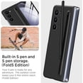 thumbnail image 5 of Compatible for Galaxy Z Fold 5 Case with Slim S Pen, Galaxy Z Fold 5 Case S Pen Fold Edition, Ultra-Thin Silky Liquid PC Matte Bumper Phone Case Cover for Samsung Galaxy Z Fold5 5G 2023 Black, 5 of 7