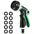 thumbnail image 6 of Water Hose Nozzle, Hose Spray Nozzle Garden Hose Nozzle Heavy Duty high Pressure with 8 Adjustable Watering Spray Patterns for Watering Garden, Cleaning, Washing Cars, 6 of 9