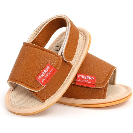 

QWZNDZGR Infant Baby Boys Girls Sandals Soft Non-Slip Rubber Sole Summer Toddler Baby Walking Shoes Flat Shoes First Walkers