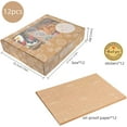 10PK Pastry Box Cardboard Heavy Duty Serving, Platter Box w/Window Lid
