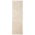 thumbnail image 4 of SAFAVIEH Sheep Cherette Solid Polyester Shag Area Rug, Ivory, 5' x 8', 4 of 9