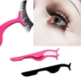 thumbnail image 1 of 1pcs False Eyelashes Clip EyeLash Tweezers Applicator Eye Lash Aid Forcep Tool, 1 of 5