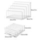 thumbnail image 5 of Modern Clear Stationery Organiser For Office Versatile Clear Book Holder Stand School Supply, 5 of 5