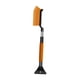 thumbnail image 1 of Raspador de hielo genérico telescópico resistente con agarre, cepillo automático para quitar nieve. Naranja, 1 of 8